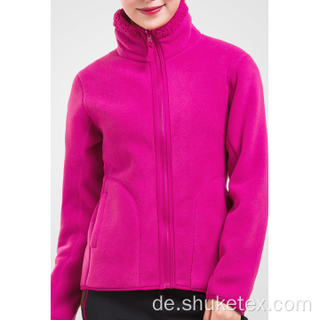 Polar Fleece aus 100% Polyester, gebunden mit Sherpa-Stoff